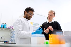 Scientists discussing