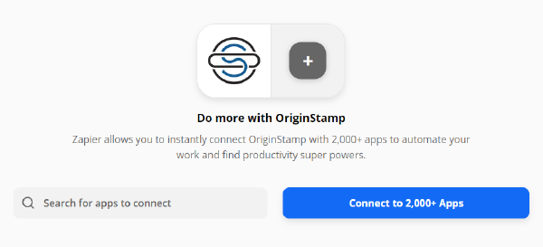 Zapier integration screenshot